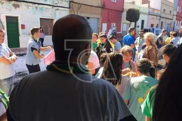 Los chiquillos, protagonistas del segundo día de las fiestas de San Gregorio El Chico 2018 (Foto TA)
